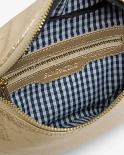 Alamo Sling Bag - Light Gold Crinkle
