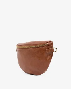 Alamo Sling Bag - Tan Pebble
