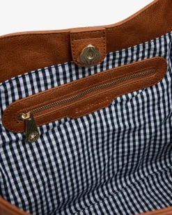 Arcadia Tote - Tan Pebble