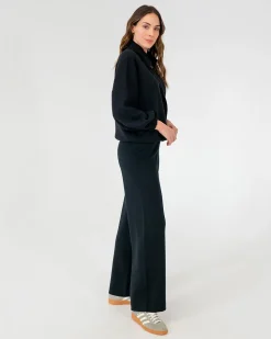 Aspen Wide Leg Pant - Black