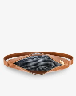 Barton Shoulder Bag - Tan Pebble