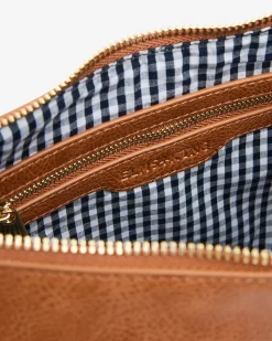 Barton Shoulder Bag - Tan Pebble
