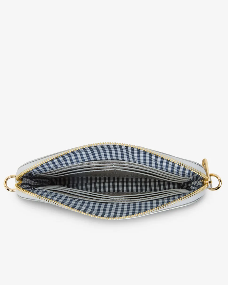 Bowery Wallet - Silver Crinkle
