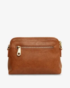 Burbank Crossbody - Tan Pebble