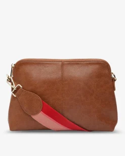 Burbank Crossbody Large - Tan Pebble