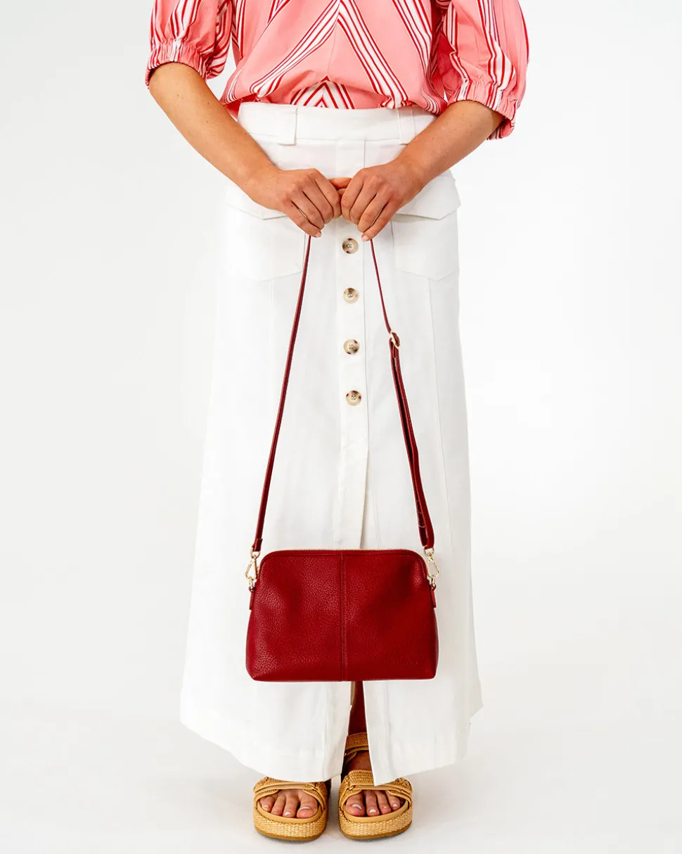 Burbank Crossbody Large - Burgundy