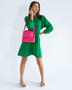 Burbank Crossbody Large - Fuchsia