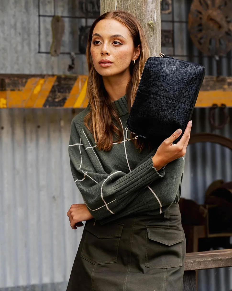 Burbank Crossbody Large - Black