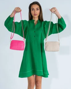 Burbank Crossbody Large - Fuchsia