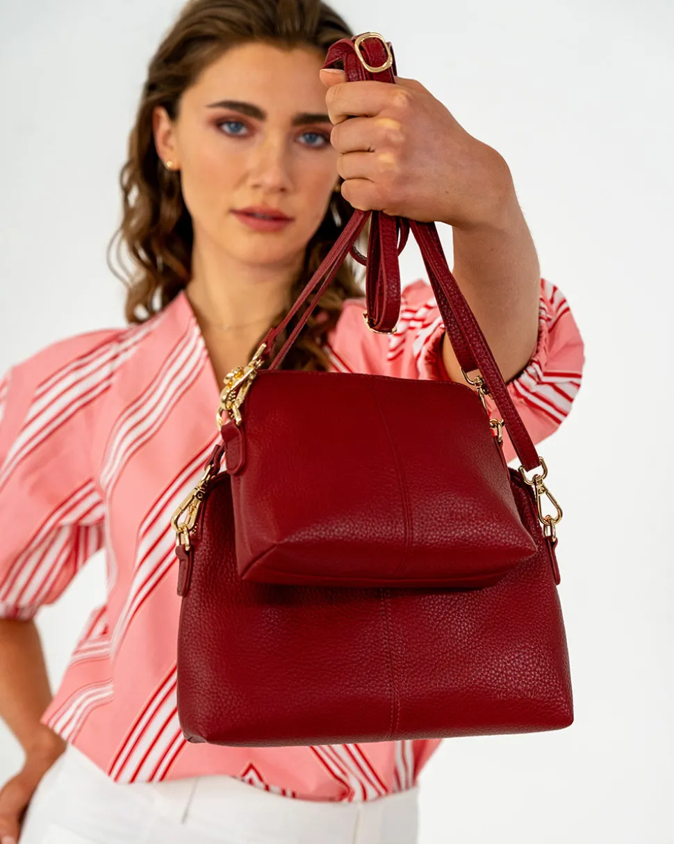 Burbank Crossbody Large - Burgundy
