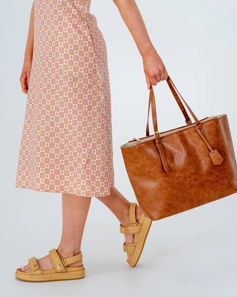 Carmine Tote - Tan