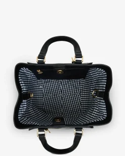 Carnegie Tote - Black Weave