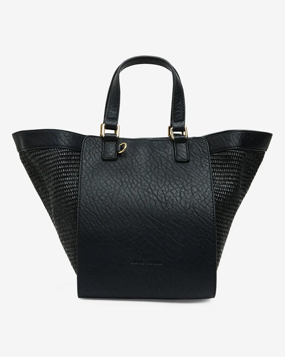 Carnegie Tote - Black Weave