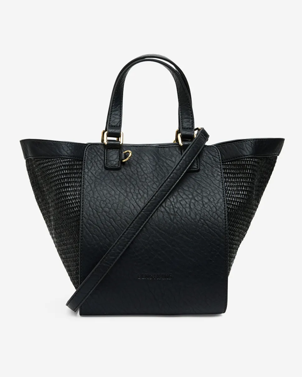 Carnegie Tote - Black Weave