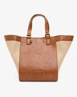 Carnegie Tote - Tan Weave
