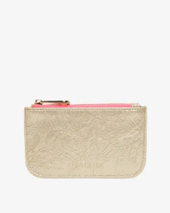 Centro Wallet - Light Gold Crinkle
