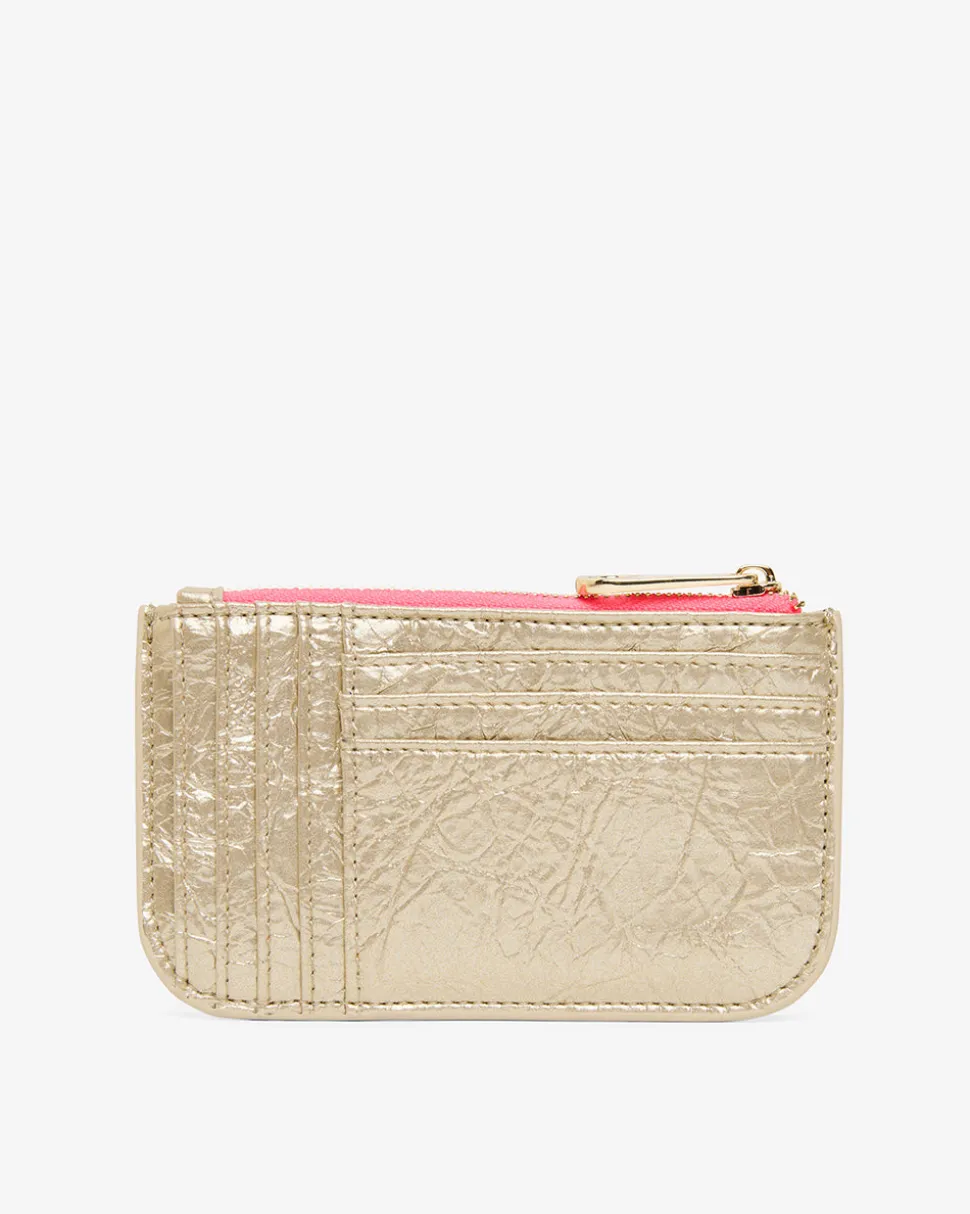 Centro Wallet - Light Gold Crinkle