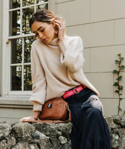Cotton Belt - Hot Pink & Bronze