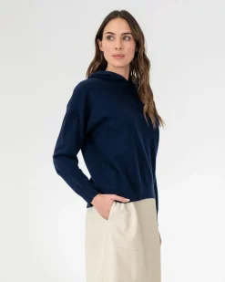 Fort Knit Hoodie - Navy
