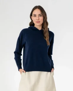 Fort Knit Hoodie - Navy