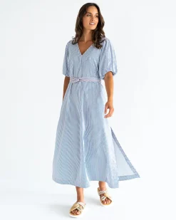 Geneva Dress - Boxer Stripe
