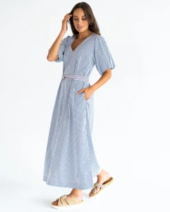 Geneva Dress - Boxer Stripe