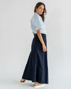 Hudson Maxi Skirt - Navy