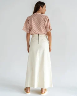 Hudson Maxi Skirt - Vanilla