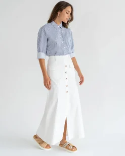Hudson Maxi Skirt - White