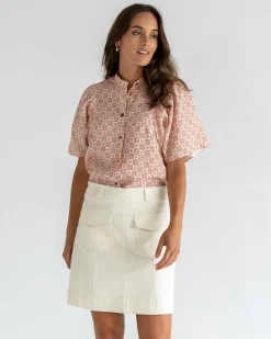 Lincoln Mini Skirt - Vanilla