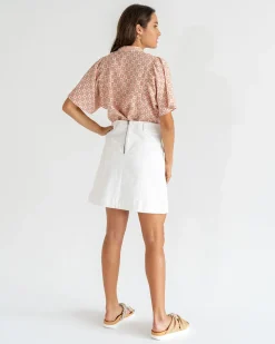 Lincoln Mini Skirt - White