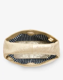 Linton Crossbody - Light Gold Crinkle