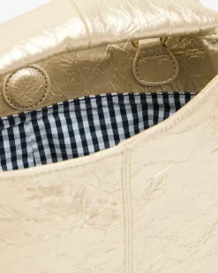 Linton Crossbody - Light Gold Crinkle