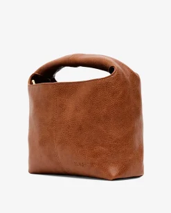 Linton Crossbody - Tan Pebble