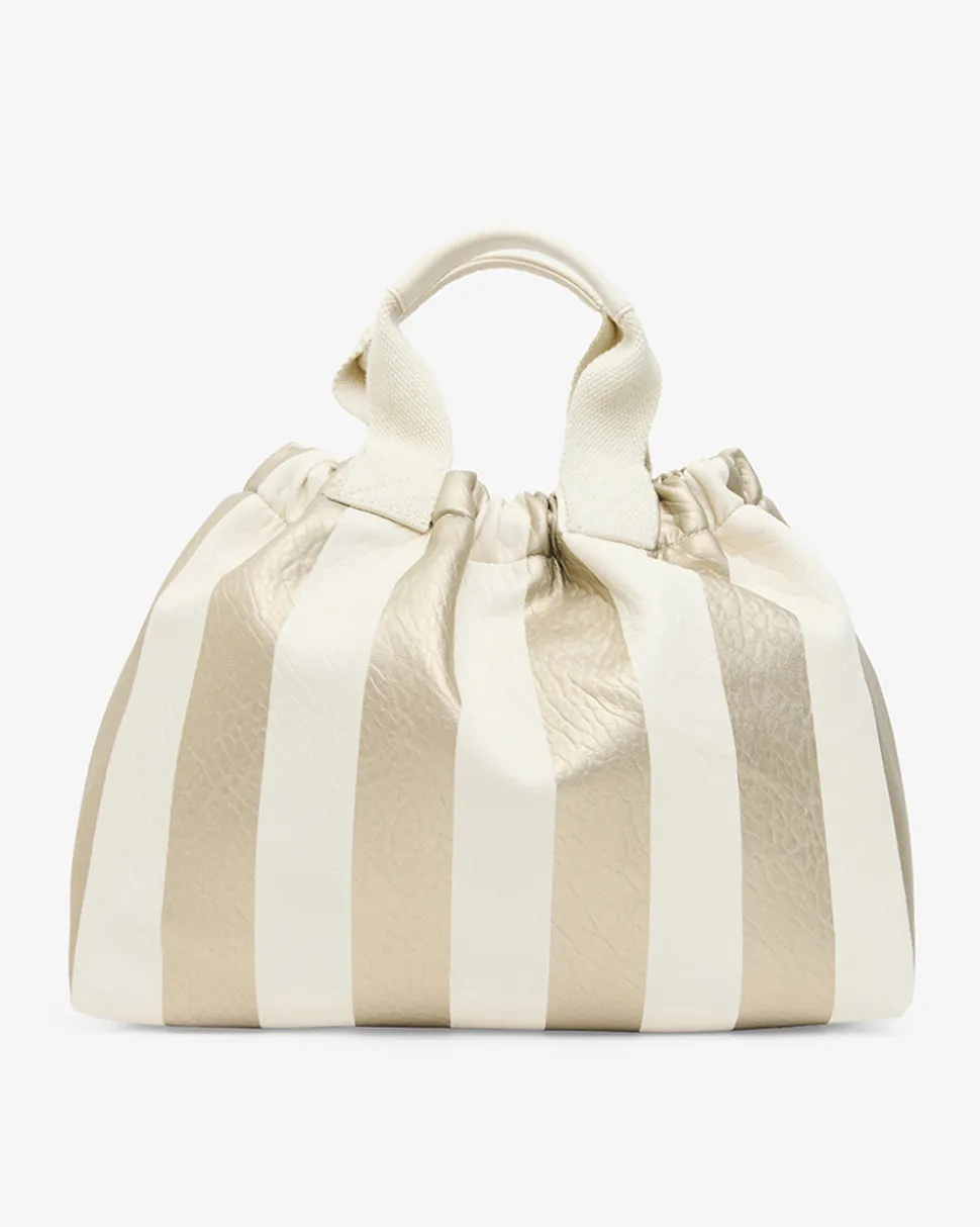 Montague Tote - Gold Stripe