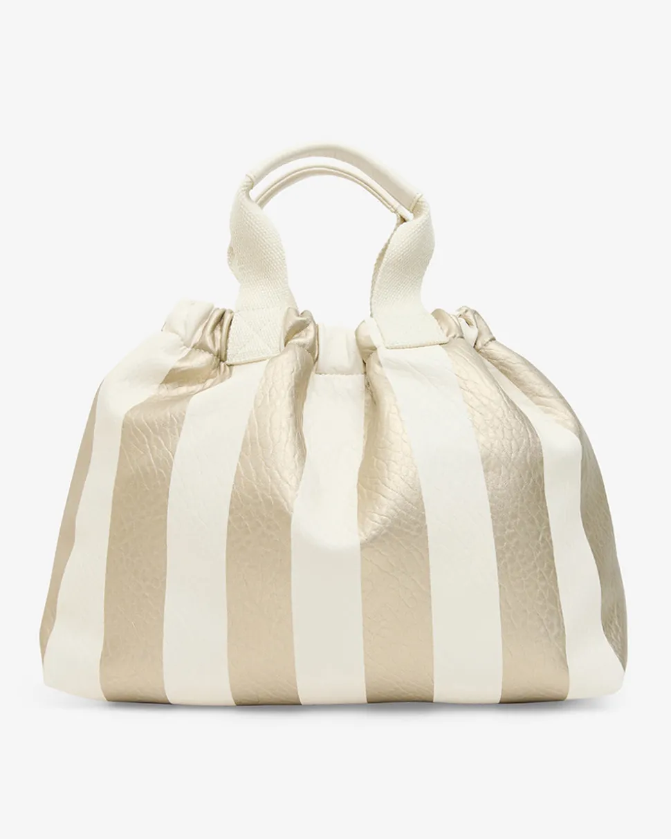 Montague Tote - Gold Stripe