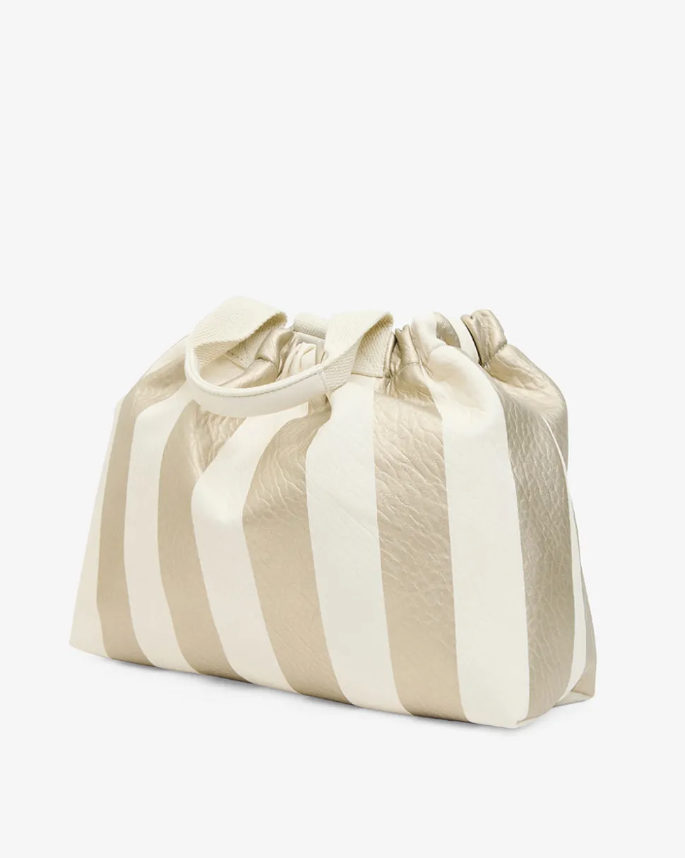 Montague Tote - Gold Stripe