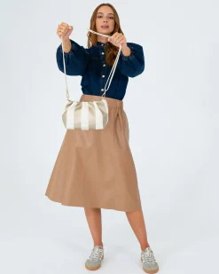Monty Bag - Gold Stripe