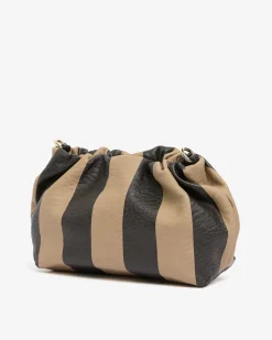 Monty Bag - Latte Stripe