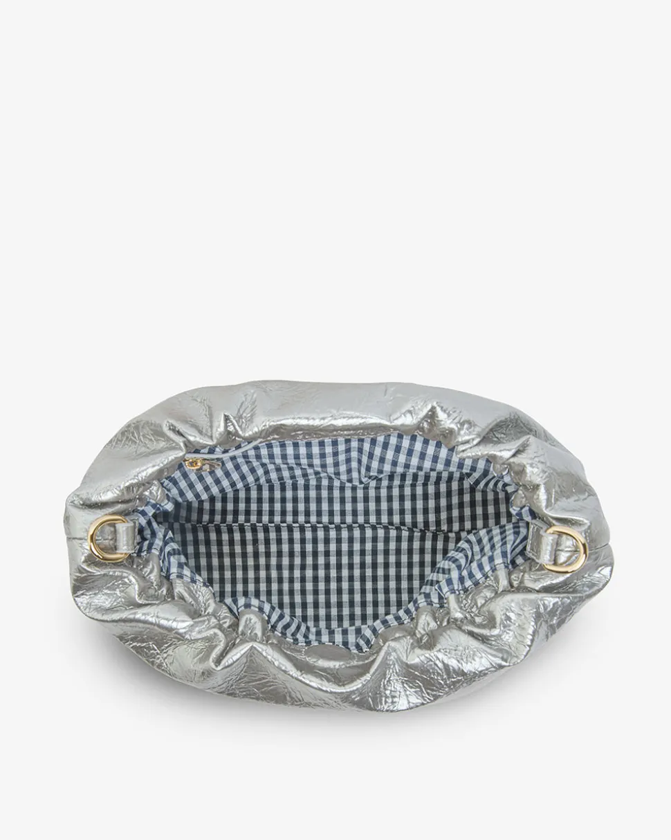 Monty Bag - Silver Crinkle