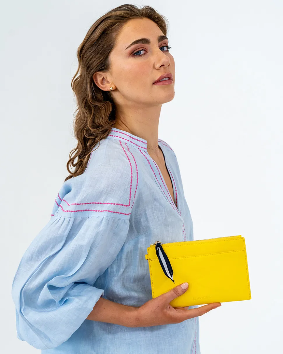 New York Coin Purse - Lemon