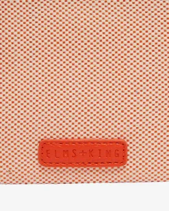 New York Coin Purse - Orange w/Canvas