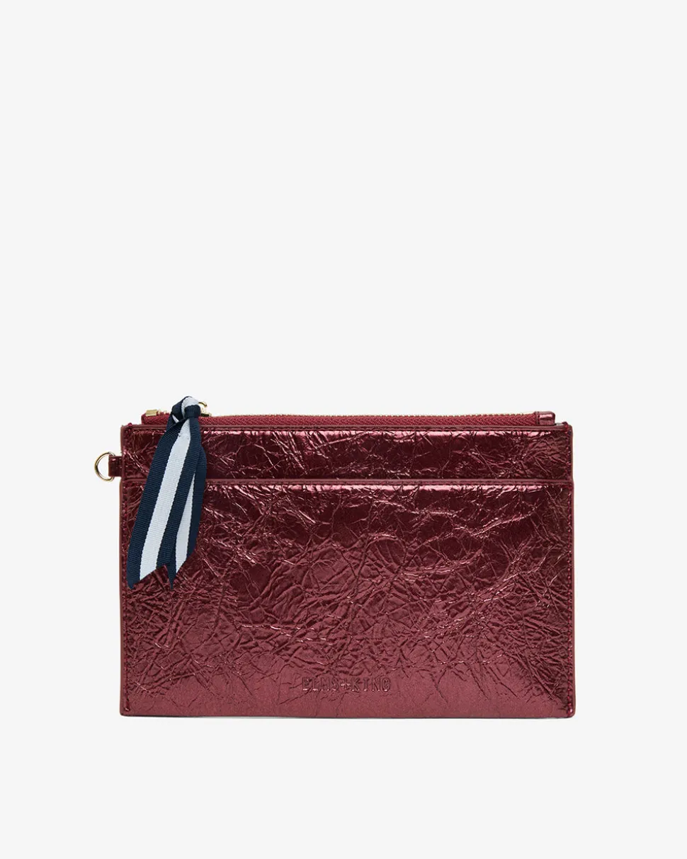 New York Coin Purse - Plum Crinkle