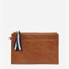 New York Coin Purse - Tan Pebble