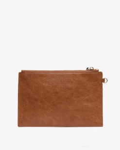 New York Coin Purse - Tan Pebble