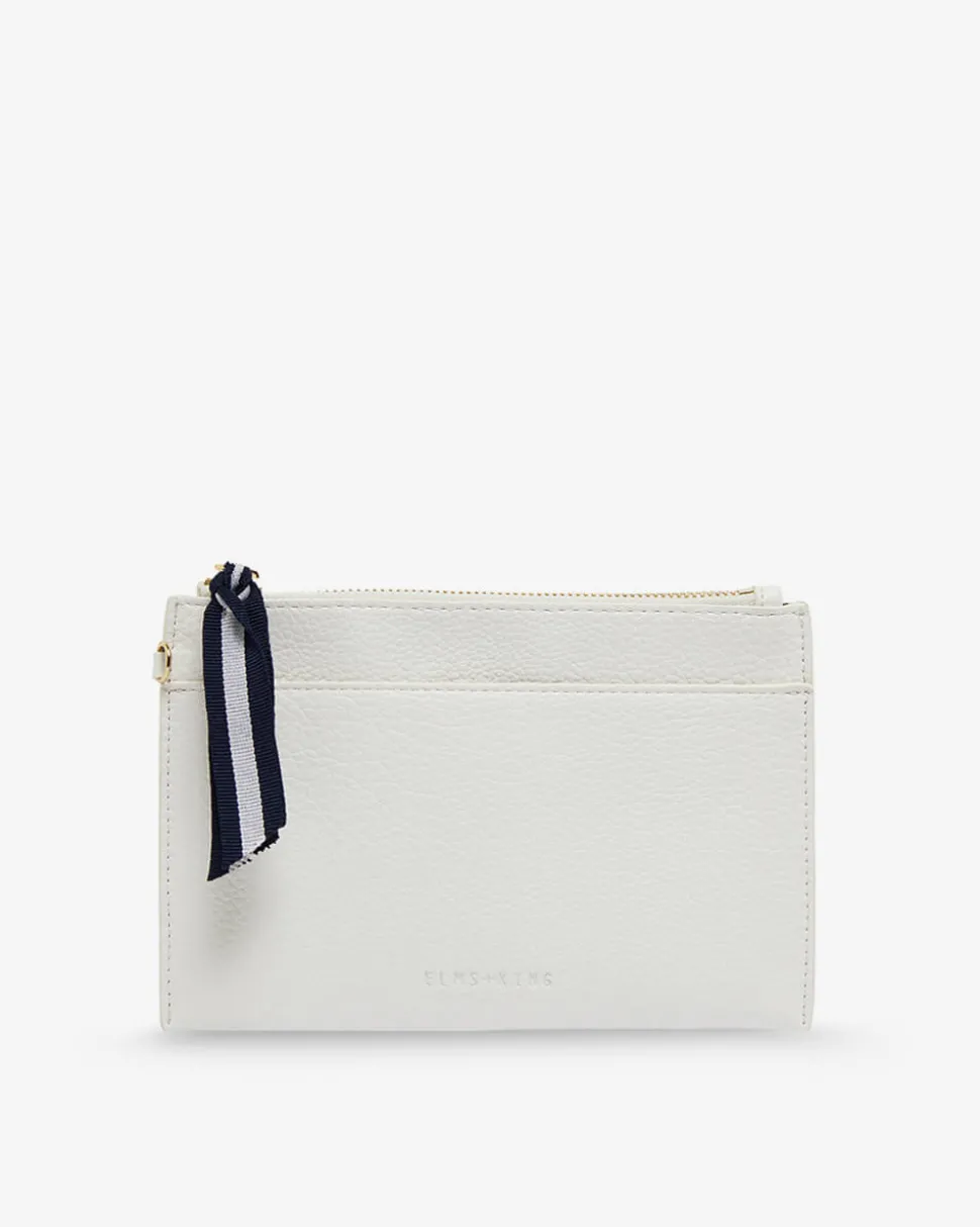 New York Coin Purse - White