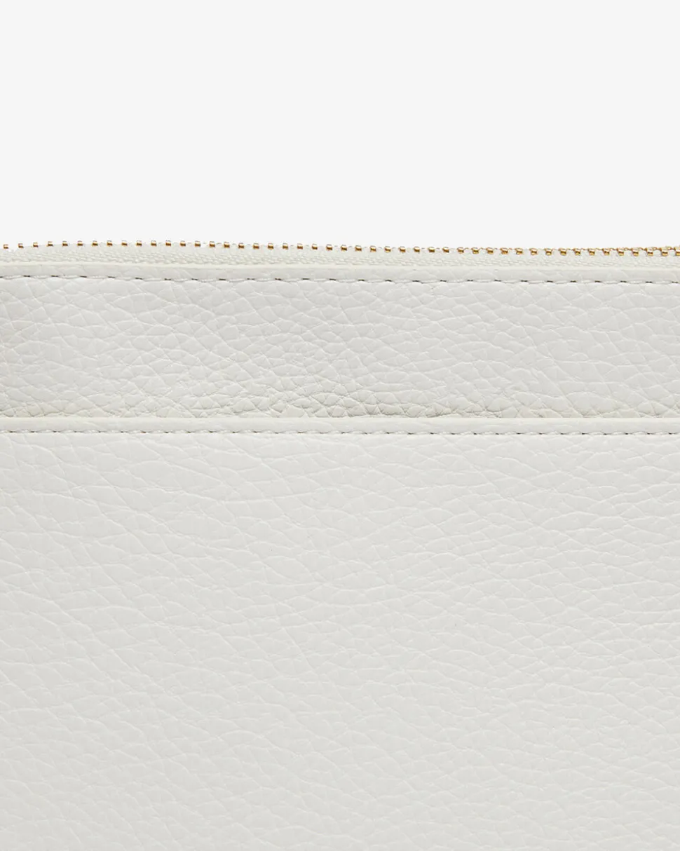 New York Coin Purse - White