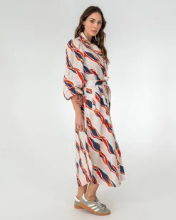 Palm Beach Shirt Dress - River
