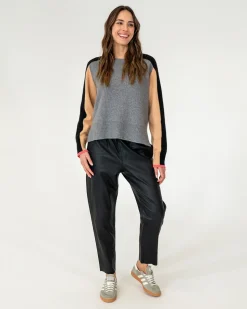 Sevilla Knit - Charcoal Multi