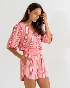 Sicily Short - Candy Stripe